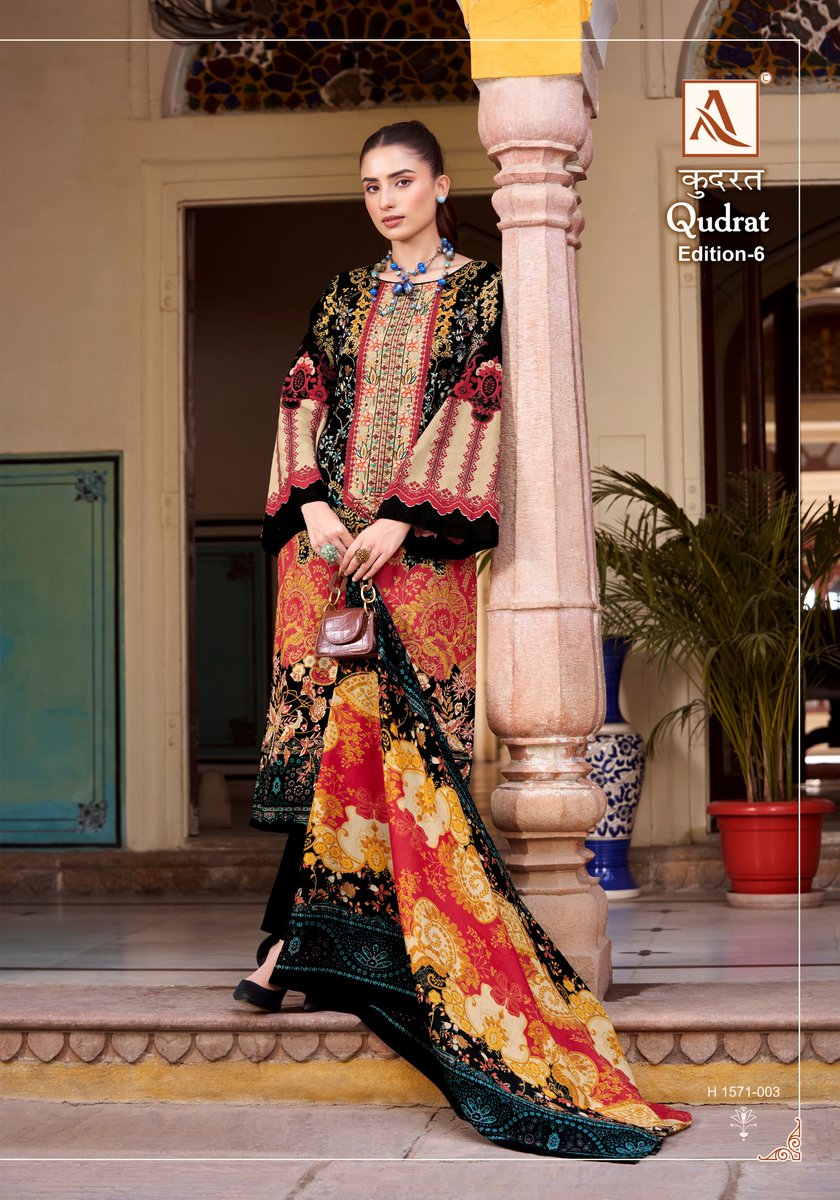 ALOK SUIT QUDRAT - 6 H-1571-001 TO H-1571-008 3