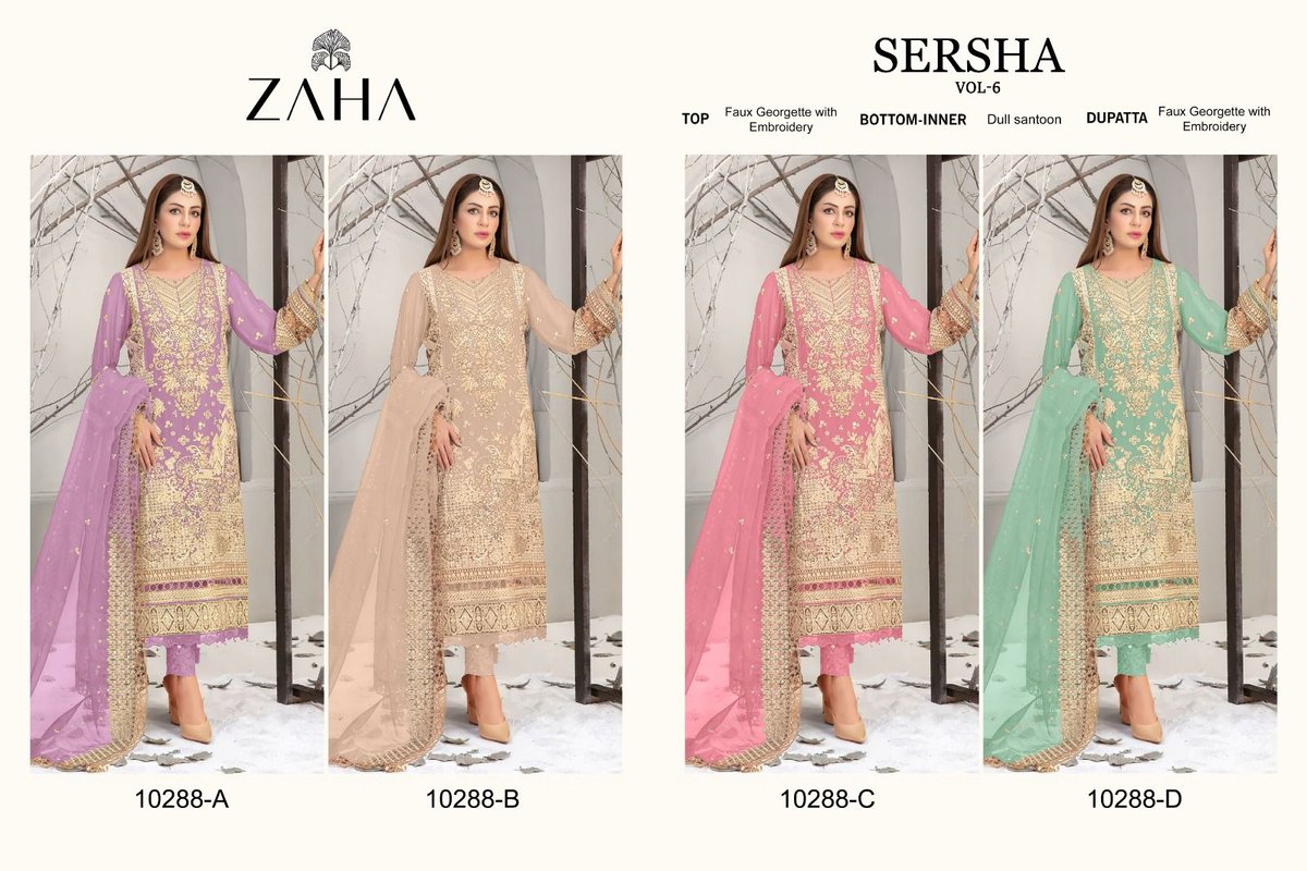 ZAHA SERSHA VOL-6 10288-A TO 10288-D 5