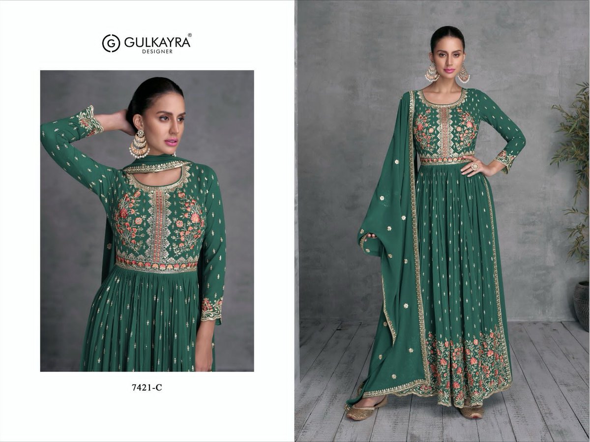 GULKAYRA DESIGNER RIVVA 7421 COLORS 3