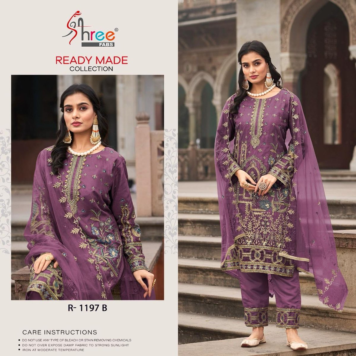 SHREE FAB READY MADE COLLECTION R-1197-A TO R-1197-D 2
