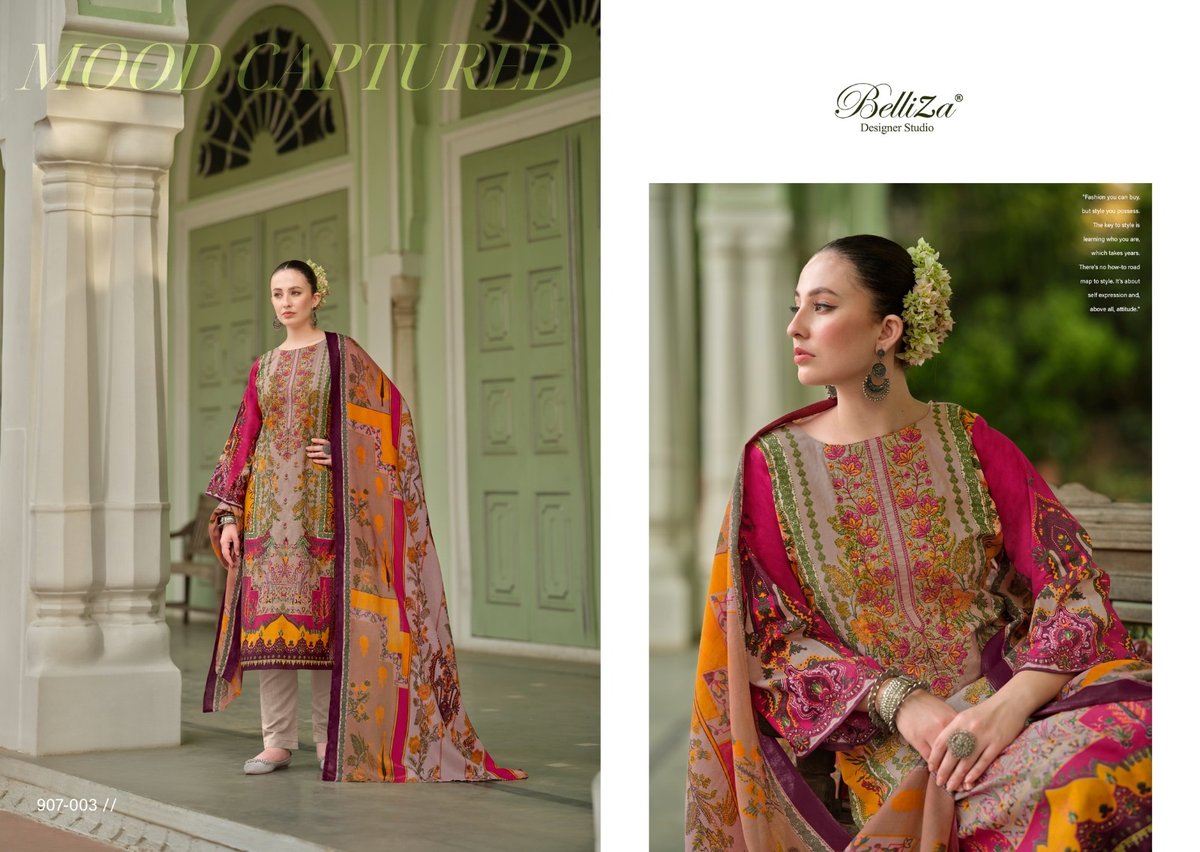 BELLIZA DESIGNER NAIRA VOL-47 907-001 TO 907-008 3