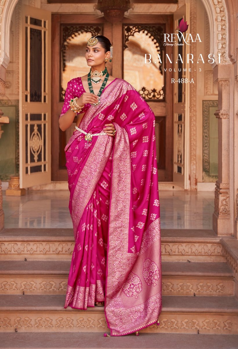 Rewaa Banarasi Vol-3 R-487  to R-489 Colors 6
