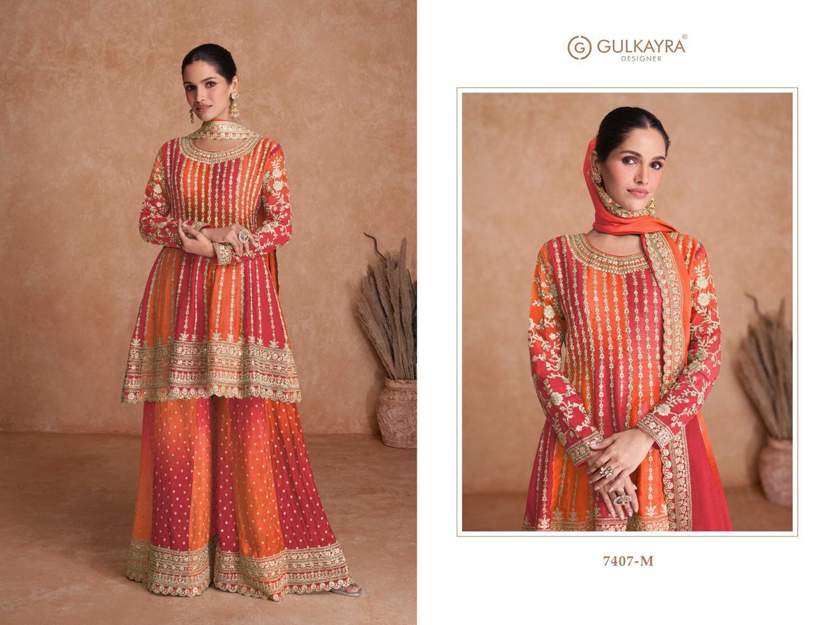 GULKAYRA DESIGNER VAANI VOL-2 7407-F TO 7407-N 8
