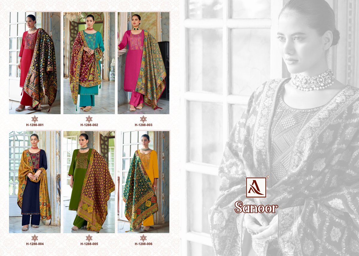 ALOK SUIT SANOOR H-1288-001 TO H-1288-006 7