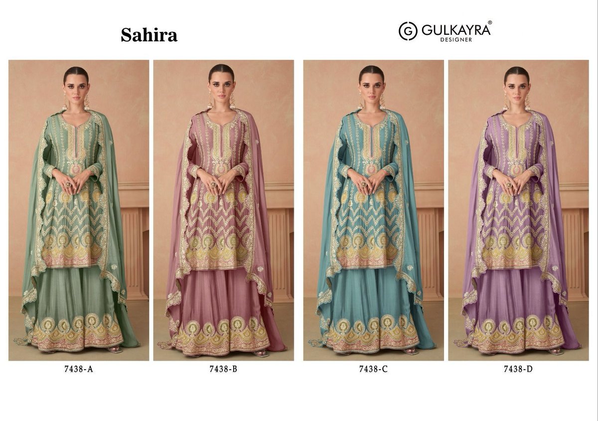 GULKAYRA DESIGNER SAHIRA 7438-A TO 7438-D 5