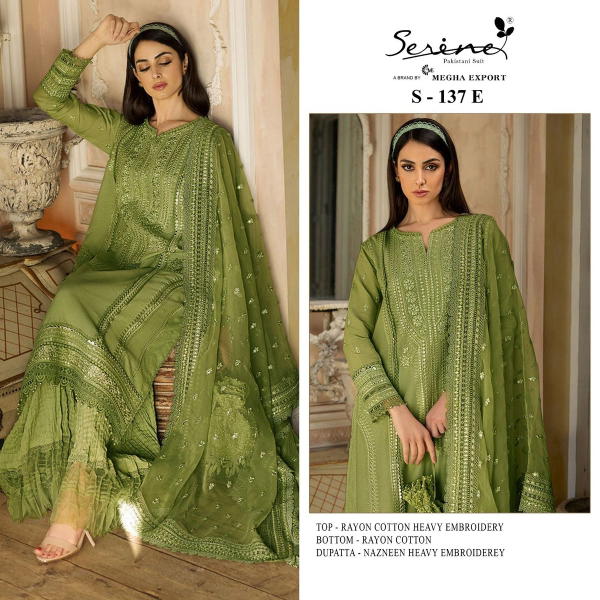 Serine Pakistani Suit S-137 New Colors