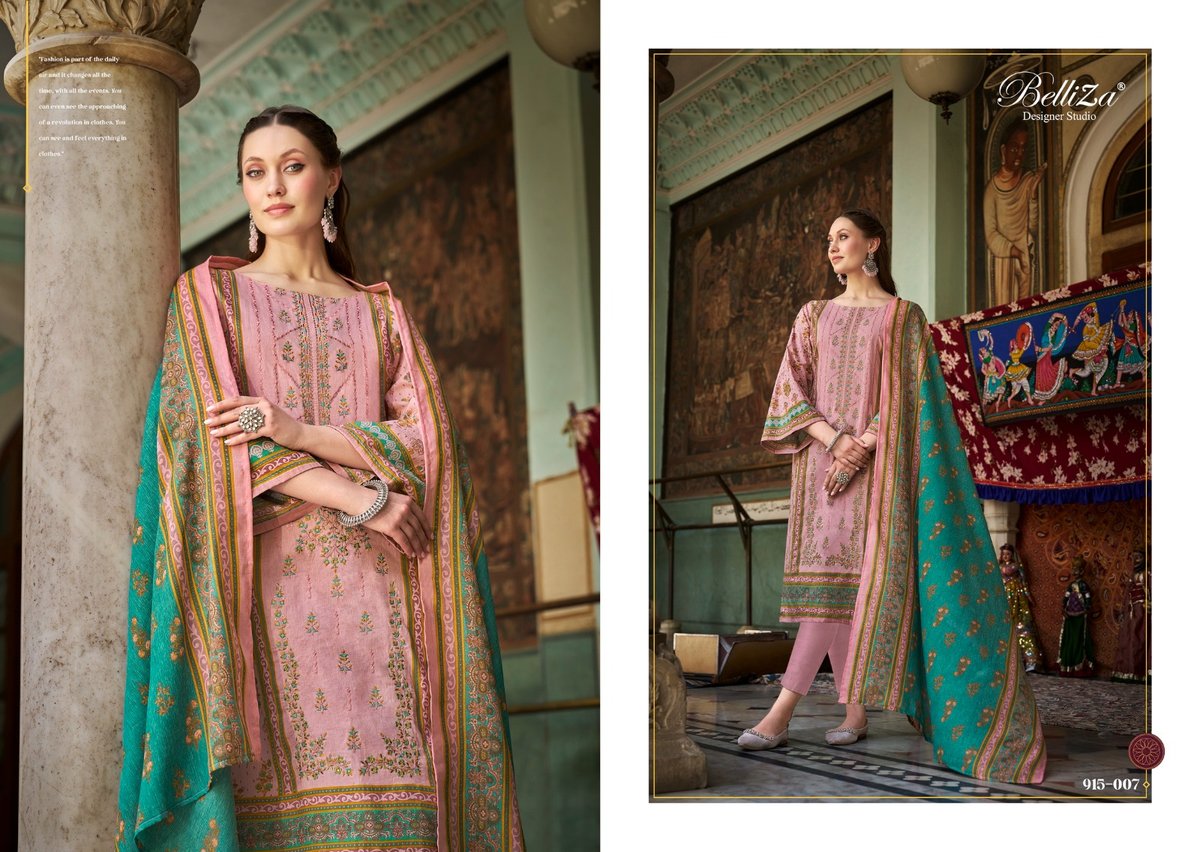 BELLIZA DESIGNER BIN SAEED VOL-4 915-001 TO 915-008 7