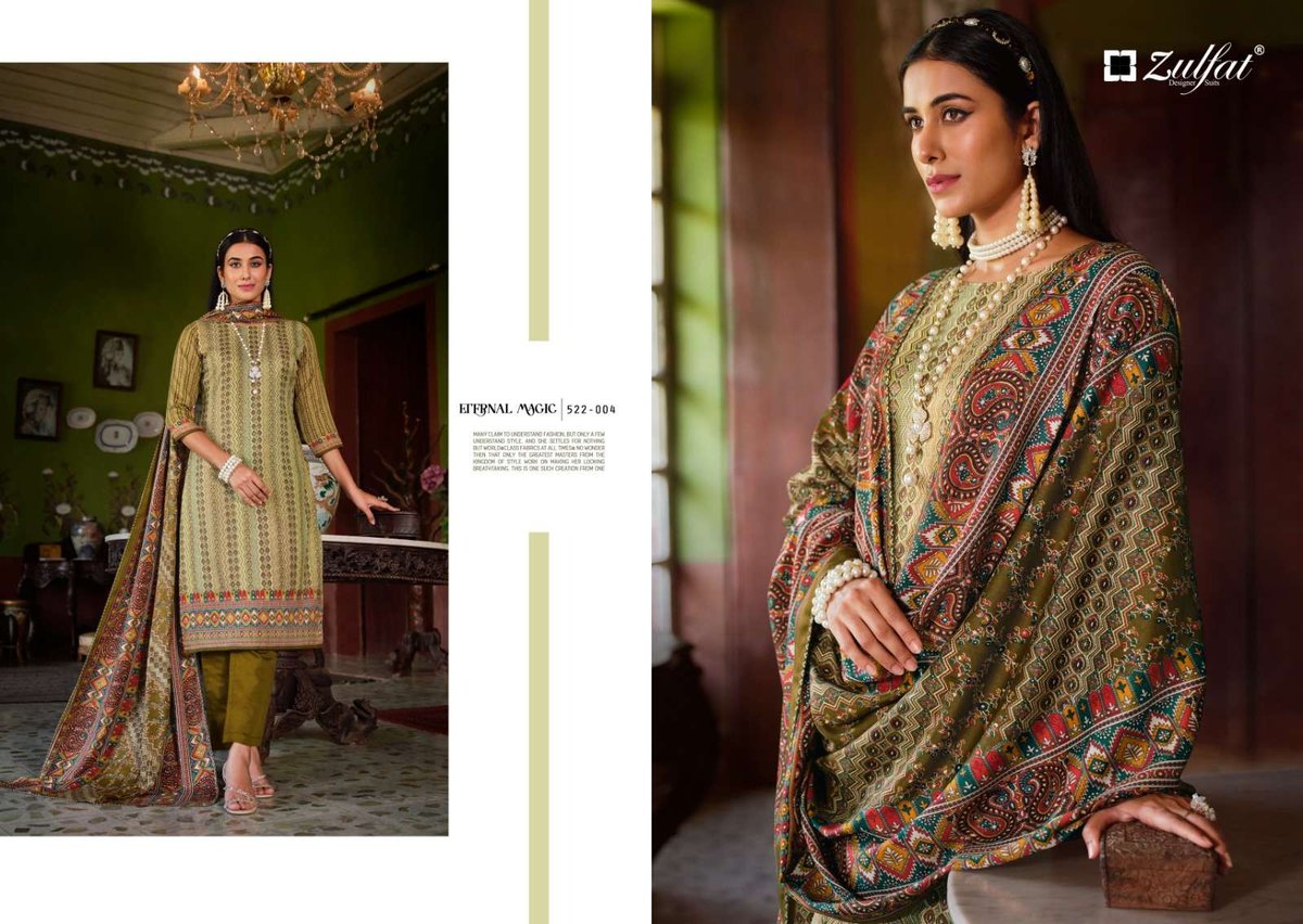 Zulfat Designer Raabia 522-001 to 522-008 Series 4