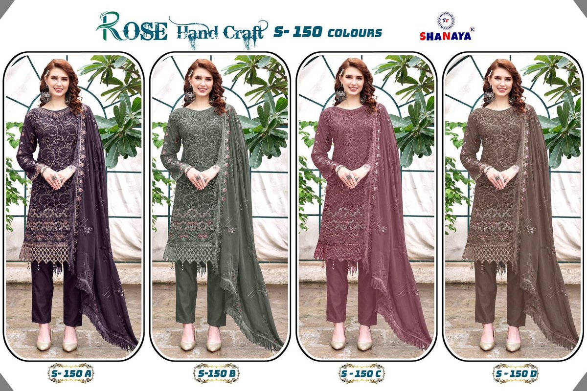 SHANAYA ROSE HAND CRAFT S-150-A TO S-150-D 5