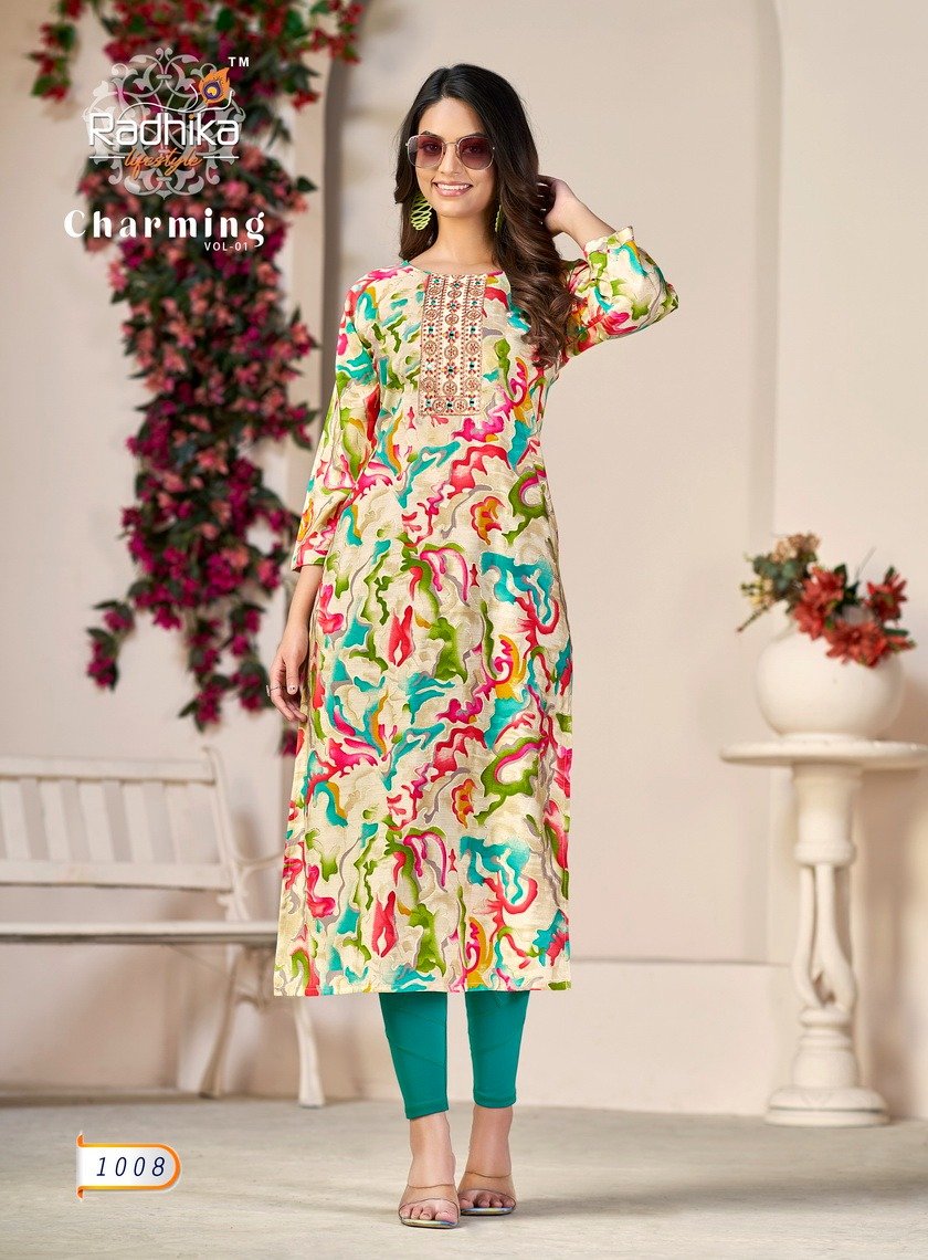 Radhika Lifestyle Charming Vol-1 1001-1008 Series 8