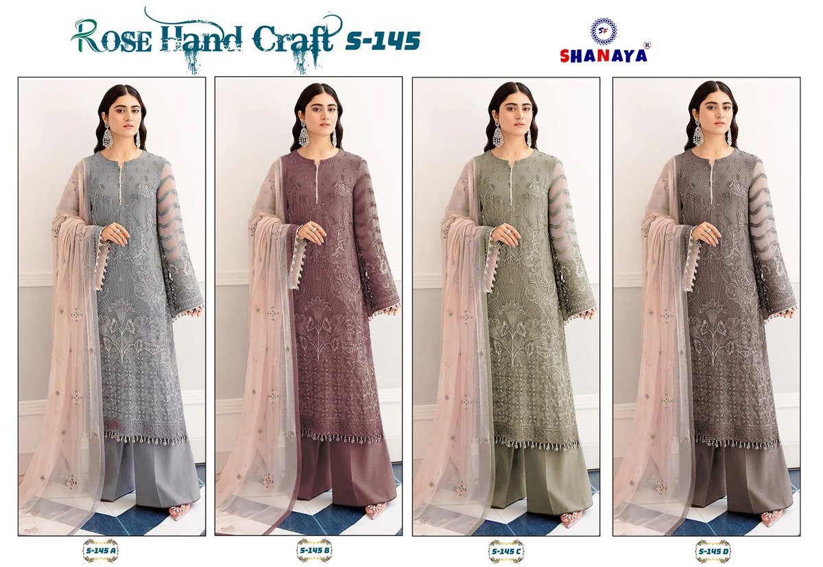 SHANAYA ROSE HAND CRAFT S-145-A TO S-145-D 5