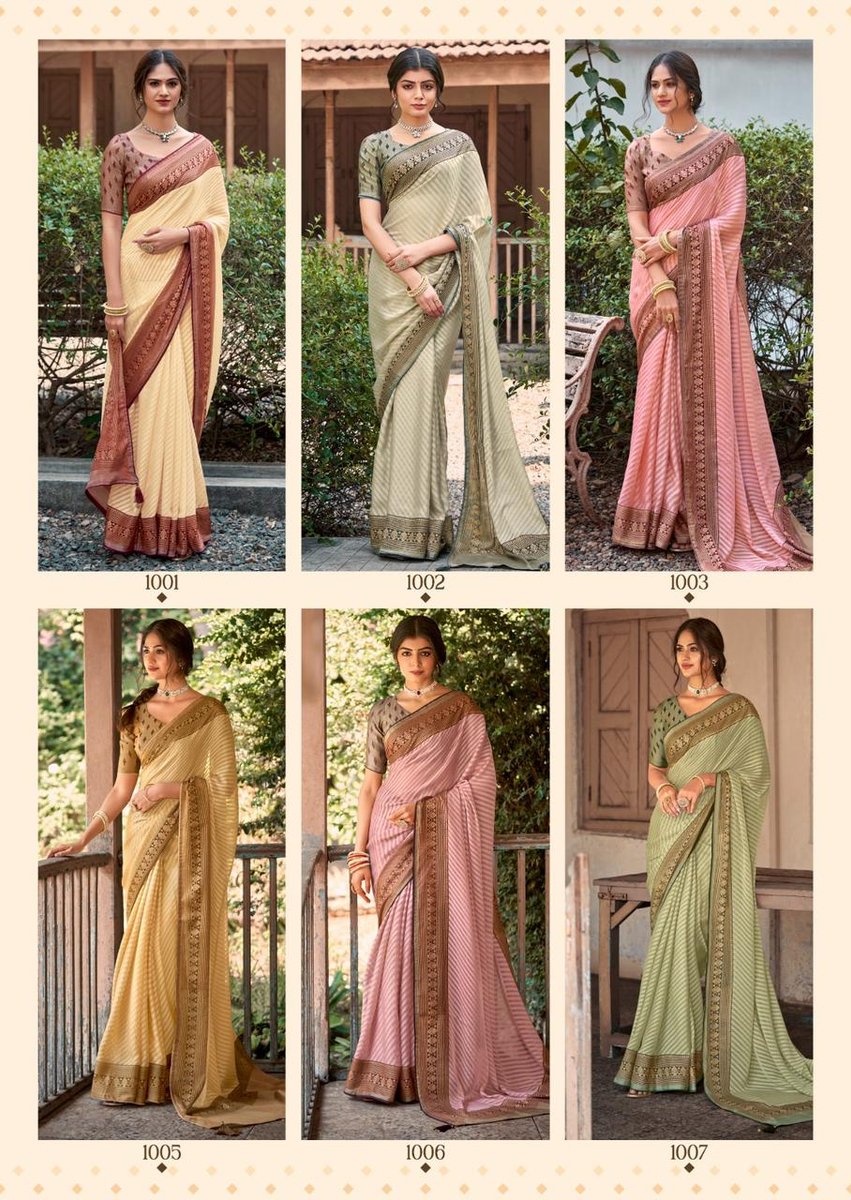 KASHVI CREATION SAROJ - VOL-4 1001 TO 1007 7