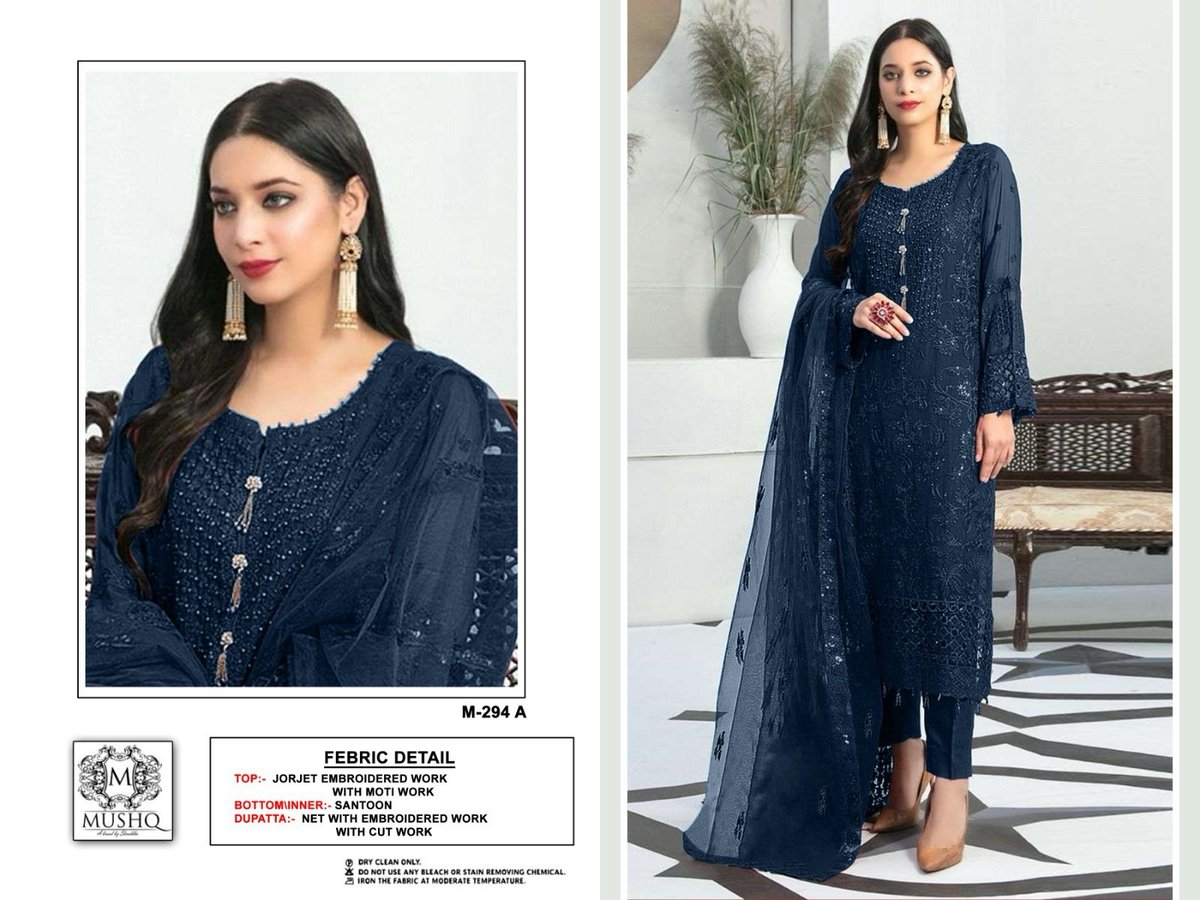 SHRADDHA DESIGNER MUSHQ M-294-A TO M-294-D 1