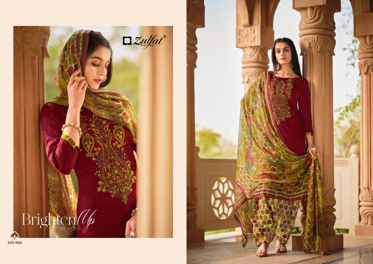 ZULFAT DESIGNER ASHNOOR 535-001 TO 535-008 6