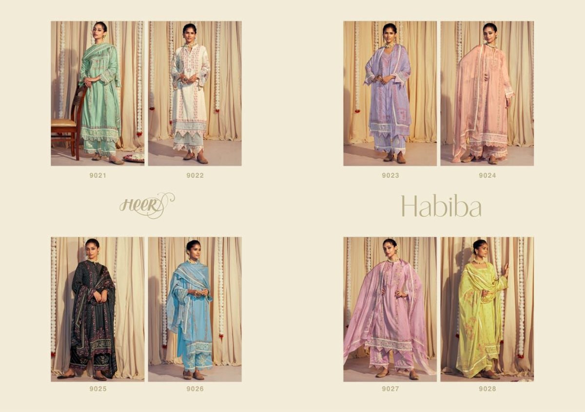Kimora Fashion Heer Habiba 9021-9028 Series 9