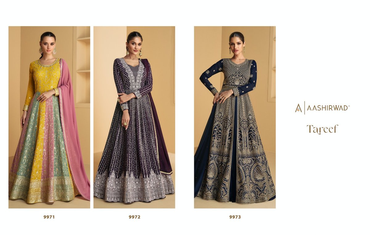 AASHIRWAD CREATION TAREEF 9971 TO 9973 4