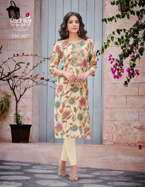 RADHIKA LIFESTYLE CHARMING VOL-4 4001 TO 4008