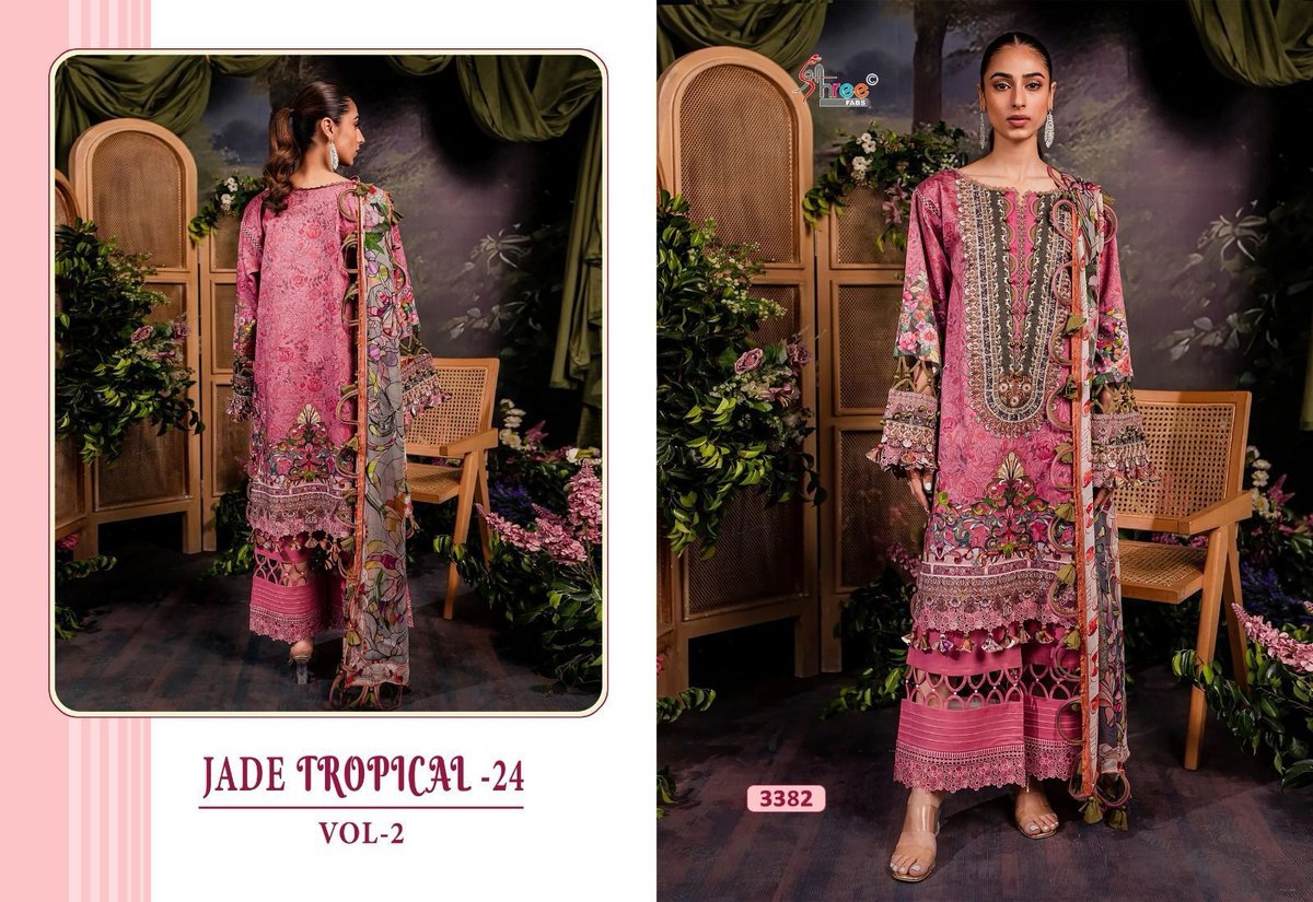 SHREE FAB JADE TROPICAL VOL-2 3380 TO 3383 3