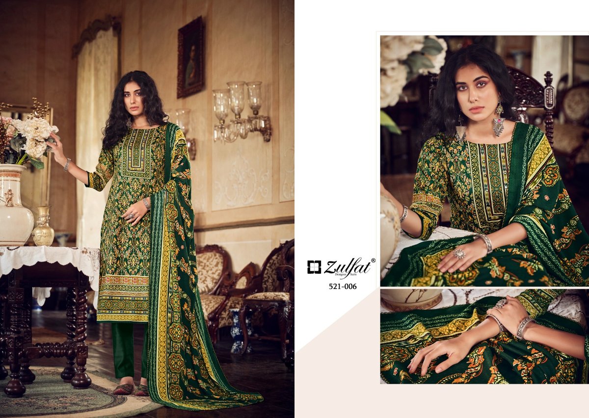 Zulfat Designer Rehnuma 521-001 to 521-008 Series 6