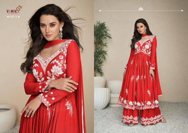 Vamika Fashion Lakhnavi Vol-5 Premium 1027 New Colors