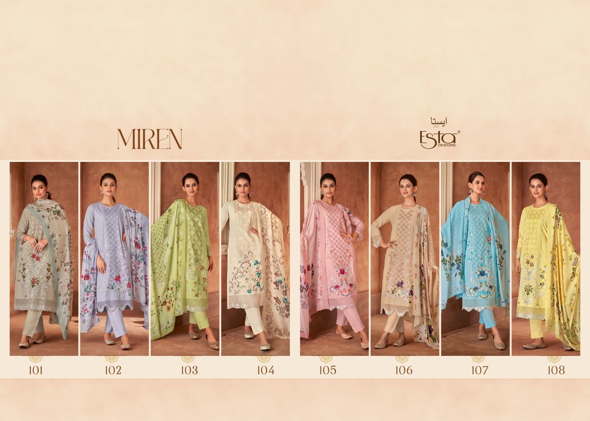 ESTA DESIGNS MIREN 101 TO 108 9