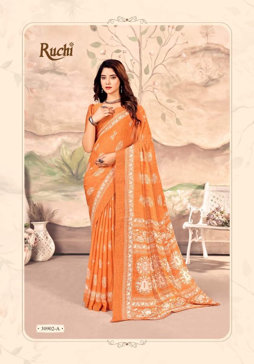 RUCHI SAREE STAR CHIFFON-149 30901-A-D TO 30903-A-D 5