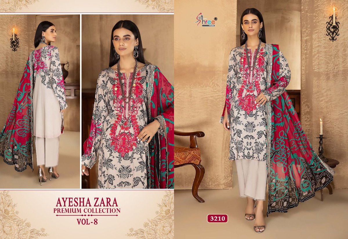 Shree Fab Ayesha Zara Premium Collection Vol-8 3208-3212 Series 3