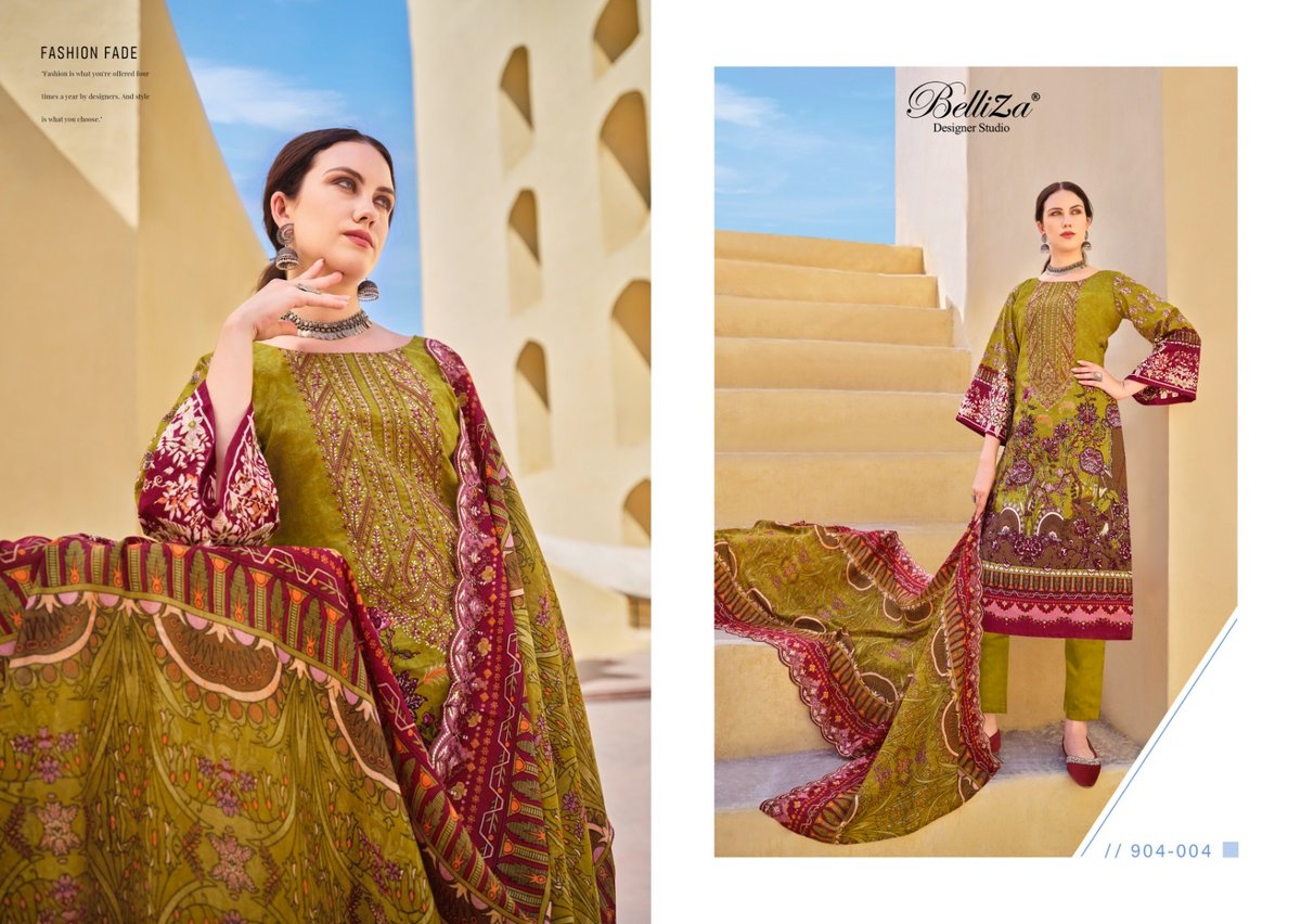 BELLIZA DESIGNER GUZARISH VOL-5 904-001 TO 904-008 4