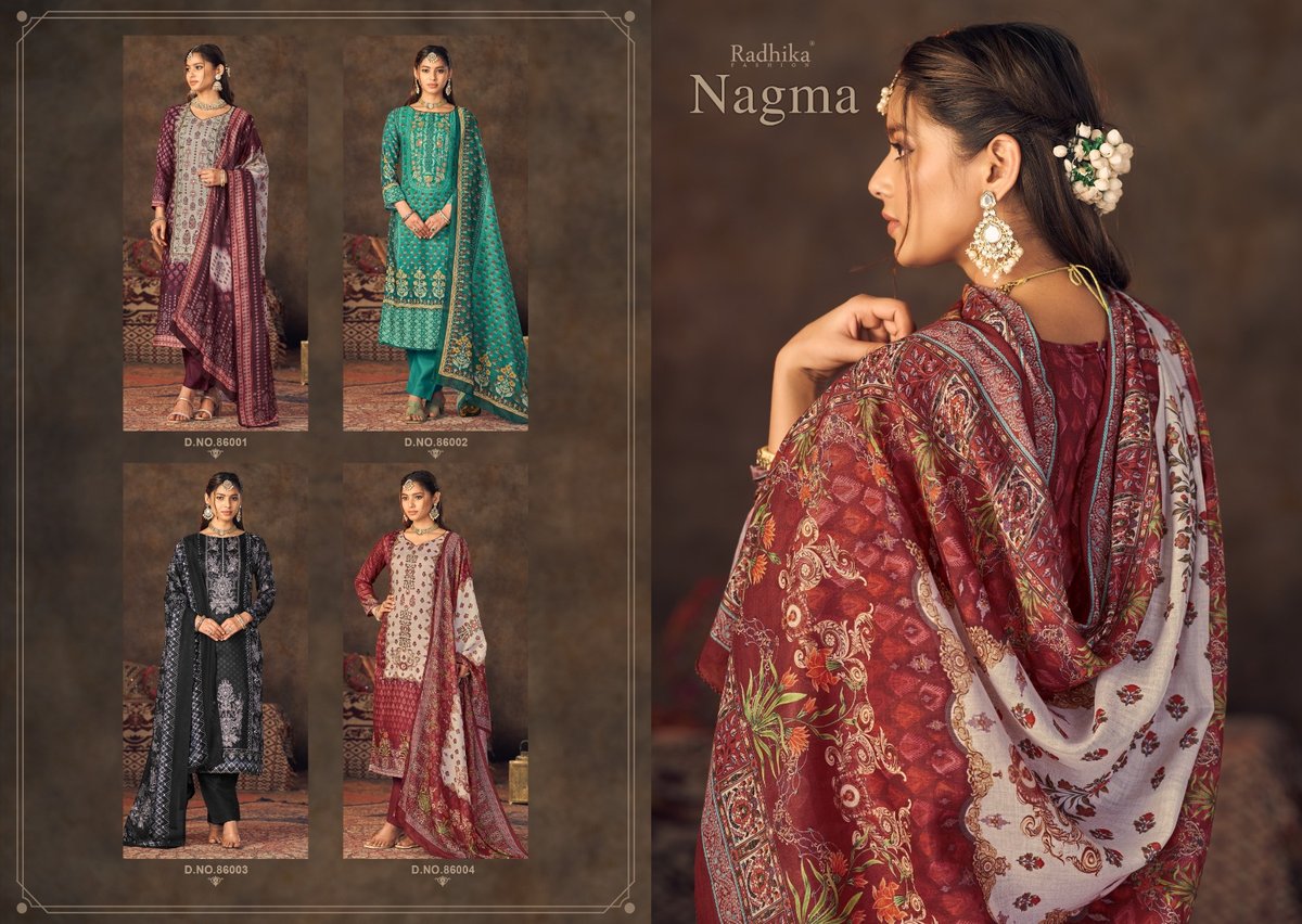 RADHIKA FASHION AZARA NAGMA 86001 TO 86004 5