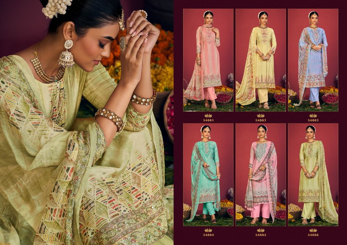 Siyona Designer Vartika 54001-54006 Series 7