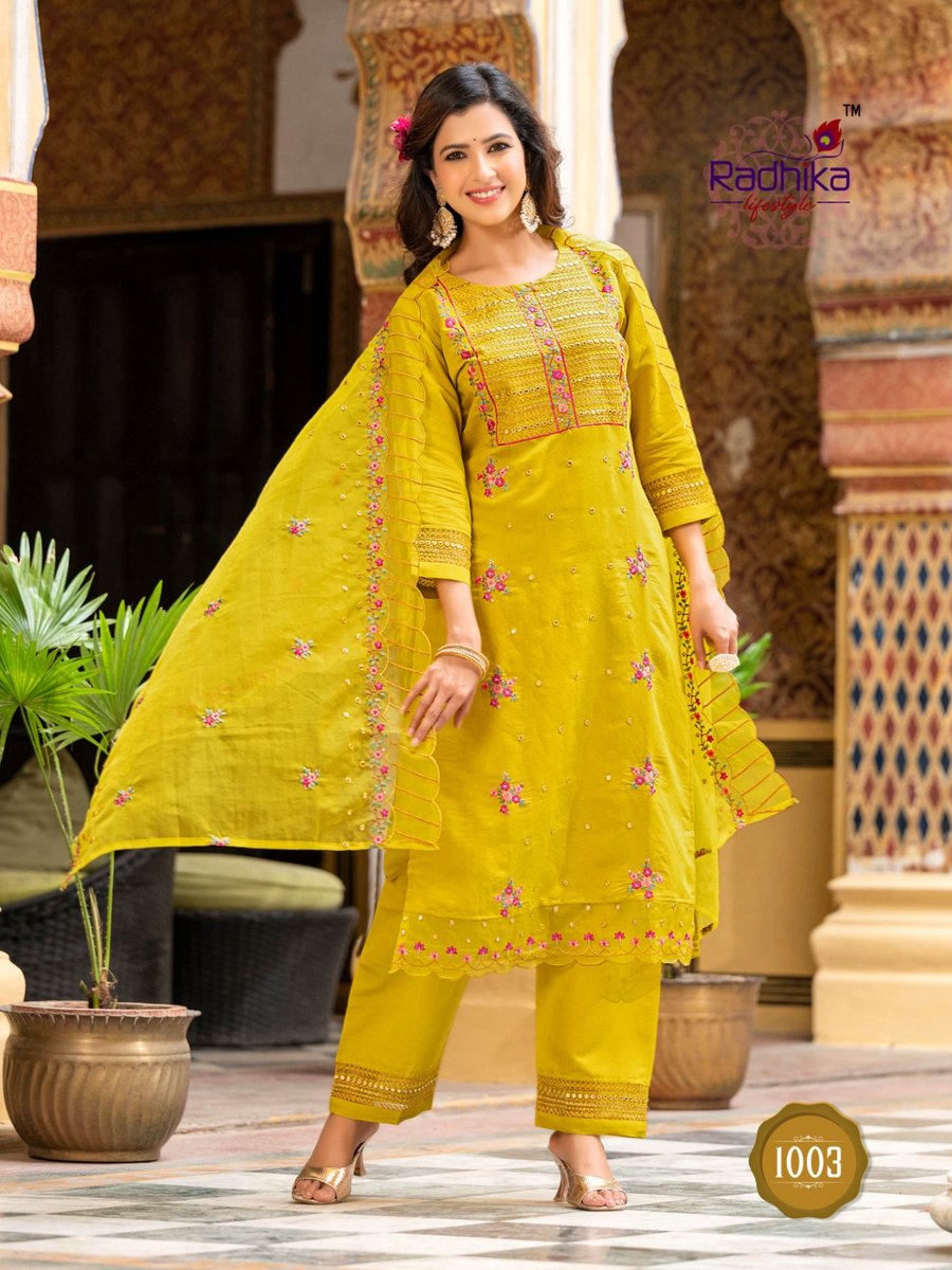 Radhika Lifestyle Shehnaaz Vol-1 1001-1006 Series 3