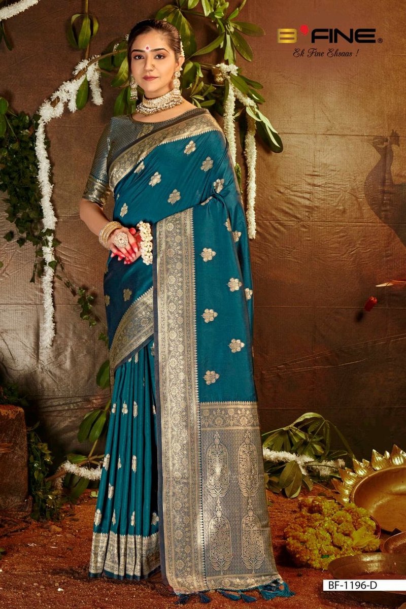 B FINE SAREE BHUMIKA BF-1196-A TO BF-1196-E 4