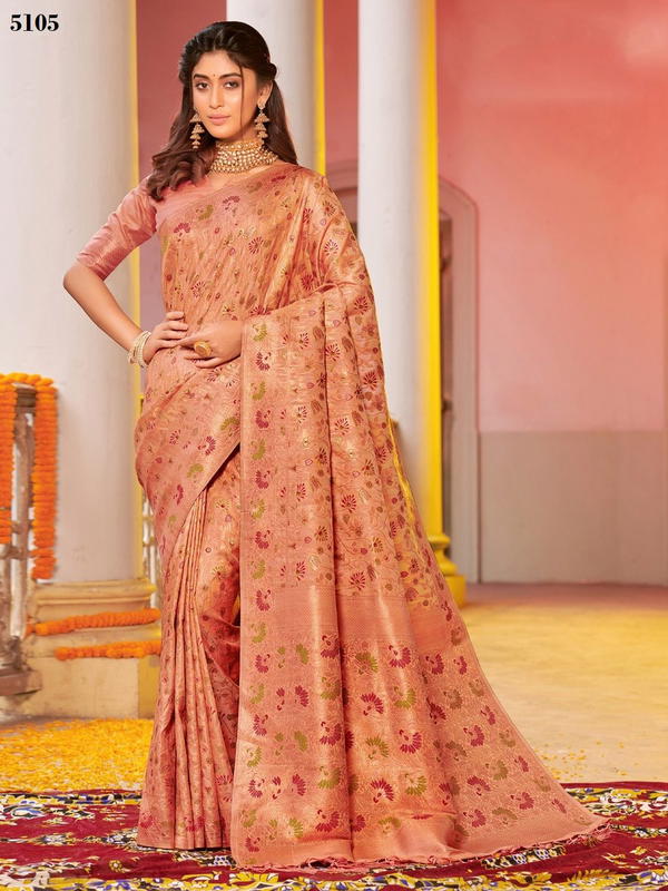 Sangam Prints Gulabi Silk 5105-5110 Series