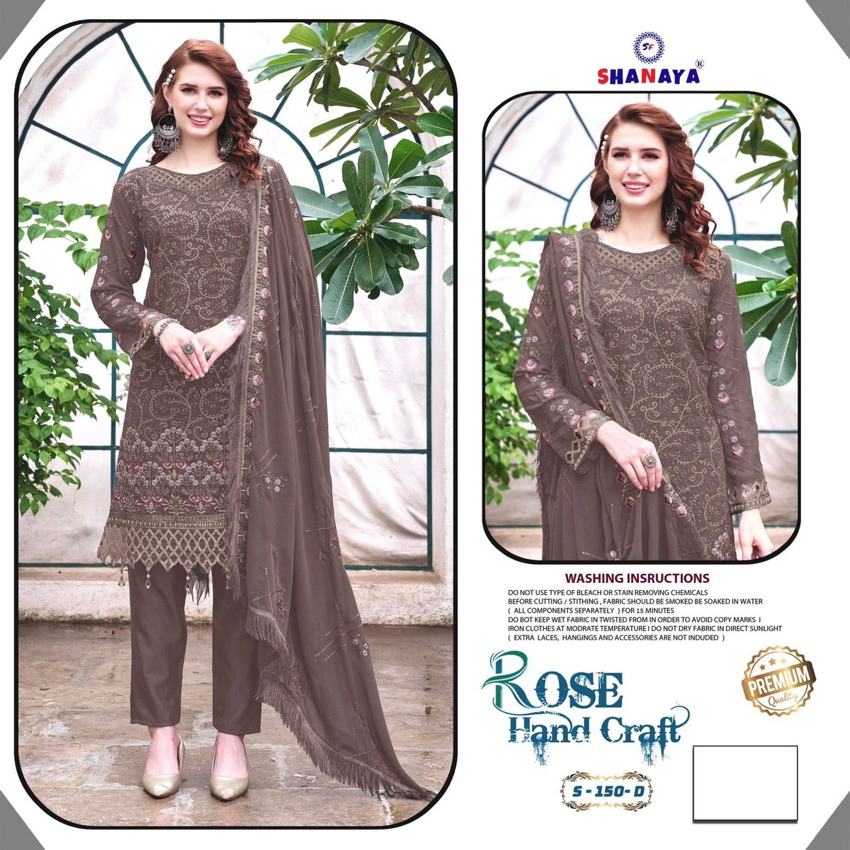 SHANAYA ROSE HAND CRAFT S-150-A TO S-150-D 4