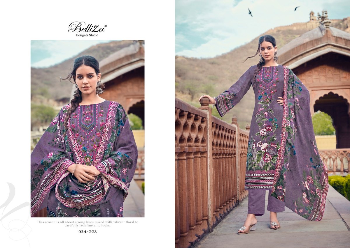 BELLIZA DESIGNER GUZARISH VOL-11 924-001 TO 924-008 3