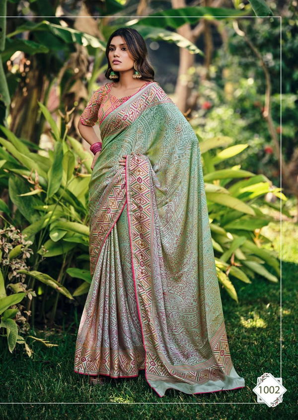 KASHVI CREATION SAROJ VOL-7 1001 TO 1008