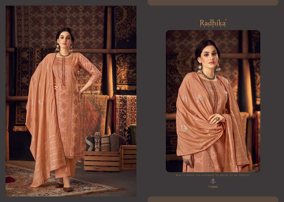 RADHIKA FASHION AZARA MASHAKALI 71001 TO 71008 2