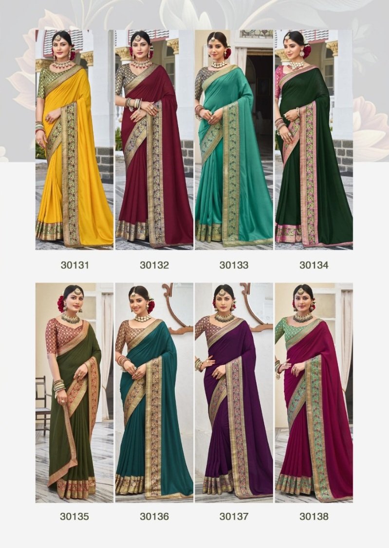 RIGHT WOMEN DESIGNER KANTARA SILK 30131 TO 30138 9