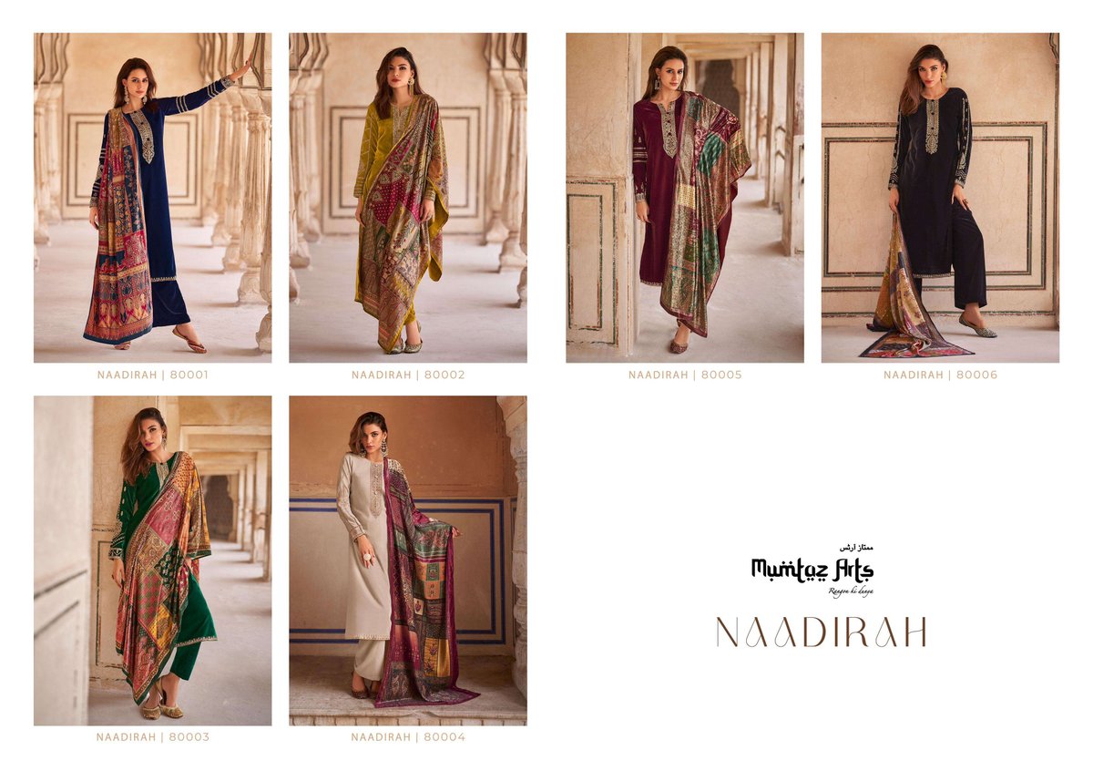 Mumtaz Arts Nadiraah 80001-80006 Series 7