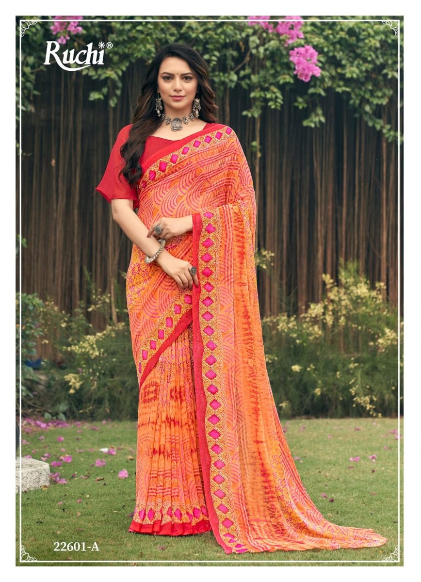 Ruchi Ragaa Georgette Vol-4 22601-22606 Colors 1