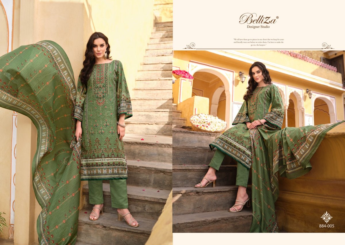 BELLIZA DESIGNER BIN SAEED VOL-3 884-001 TO 884-008 5