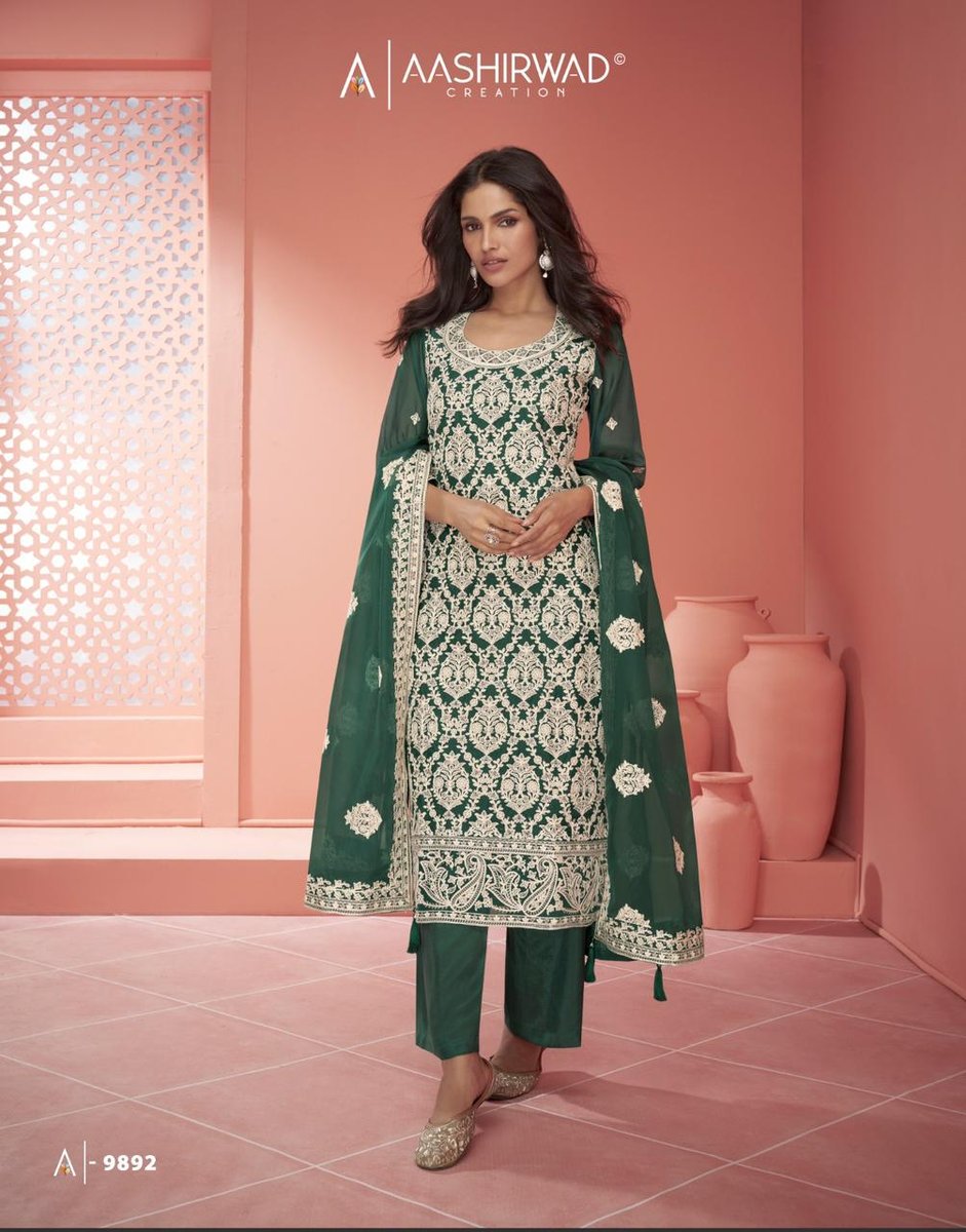 AASHIRWAD CREATION GULKAND RAABTA 9890 TO 9893 3