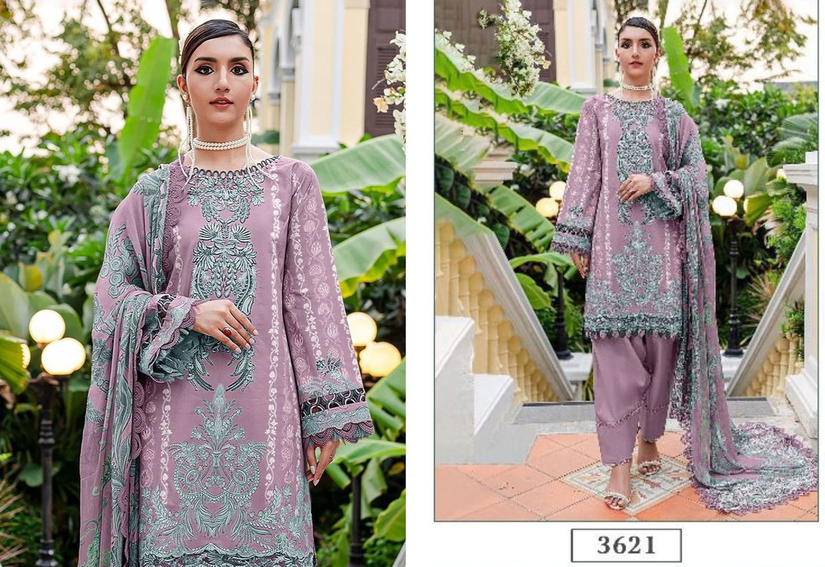 SHREE FAB QUEENS COURT PREMIUM LAWN COLLECTION 3617 TO 3622 5