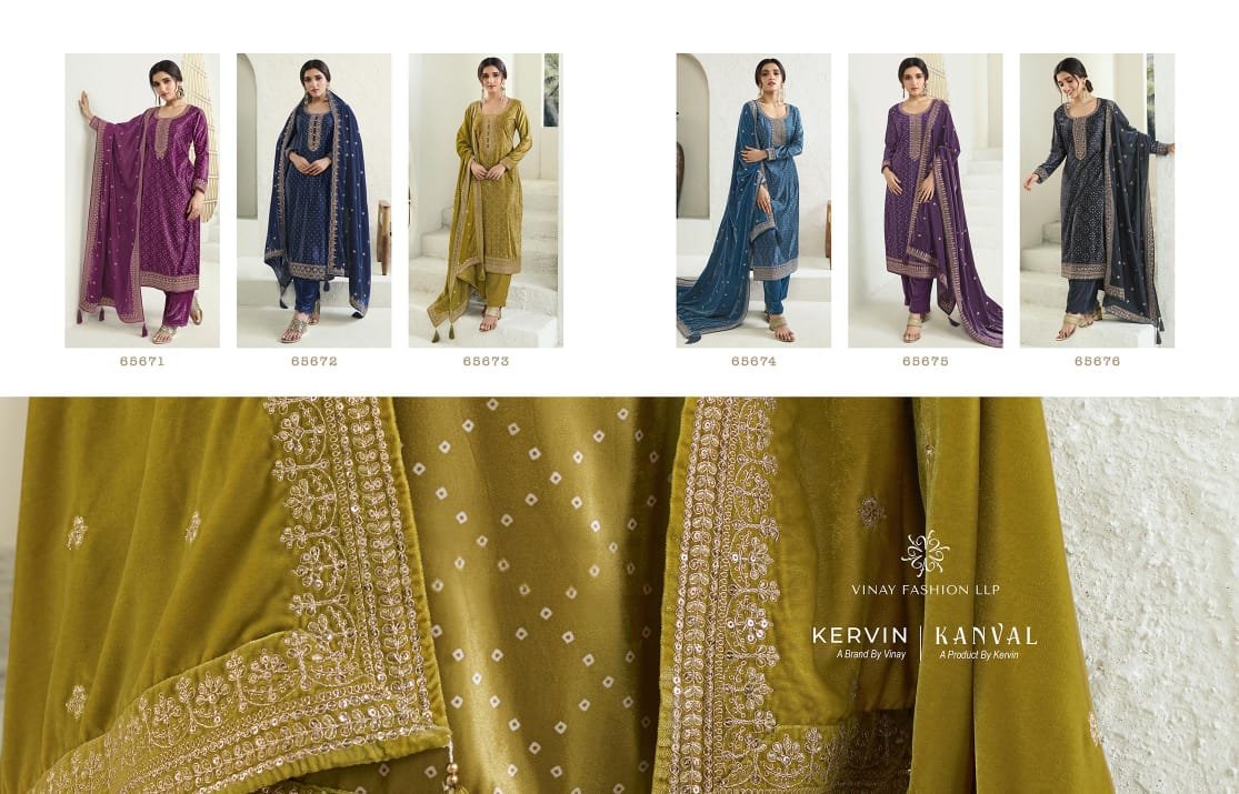 Vinay Fashion Kervin Kanval 65671-65676 Series 7