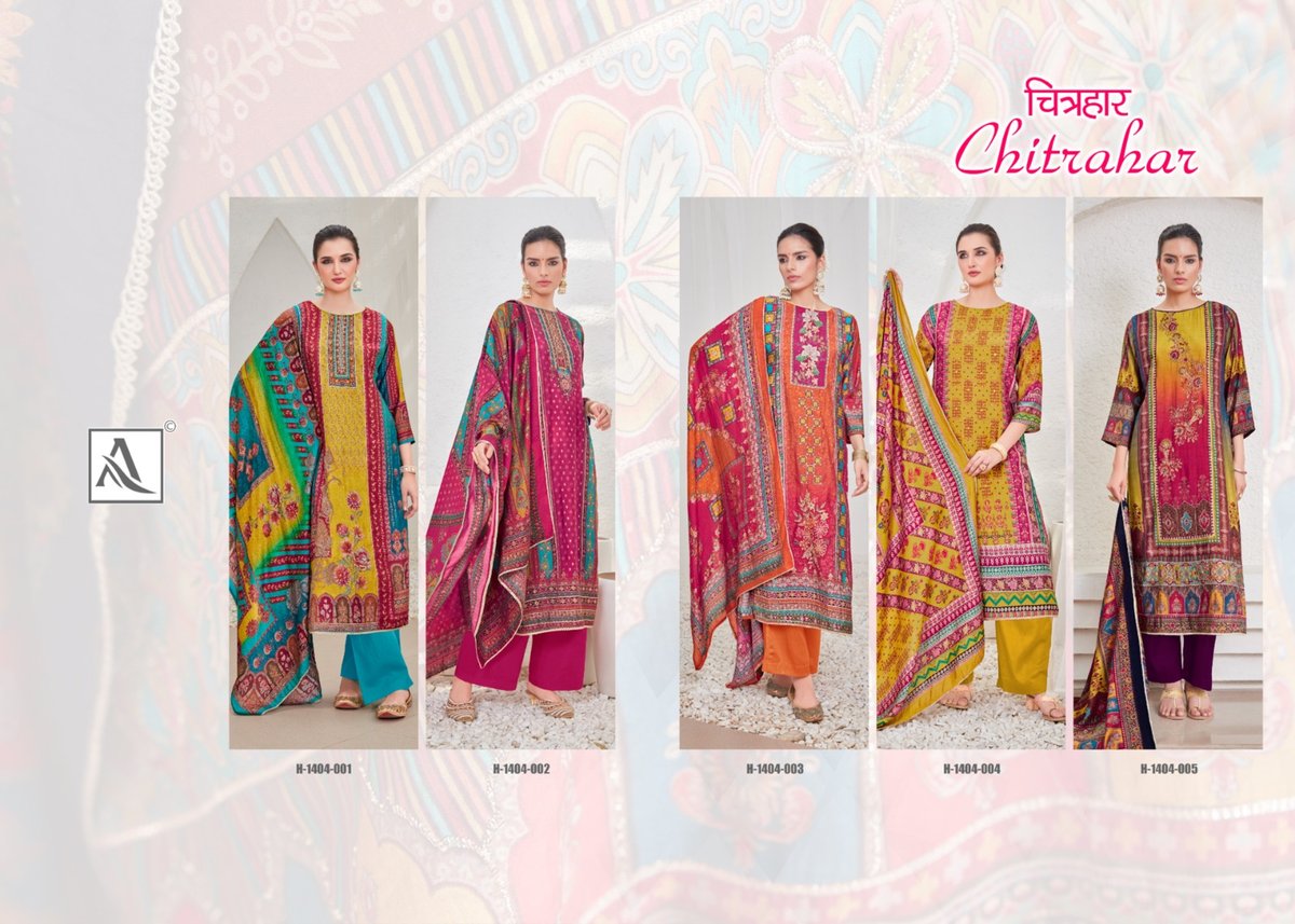 ALOK SUIT CHITRAHAR H-1404-001 TO H-1404-005 6