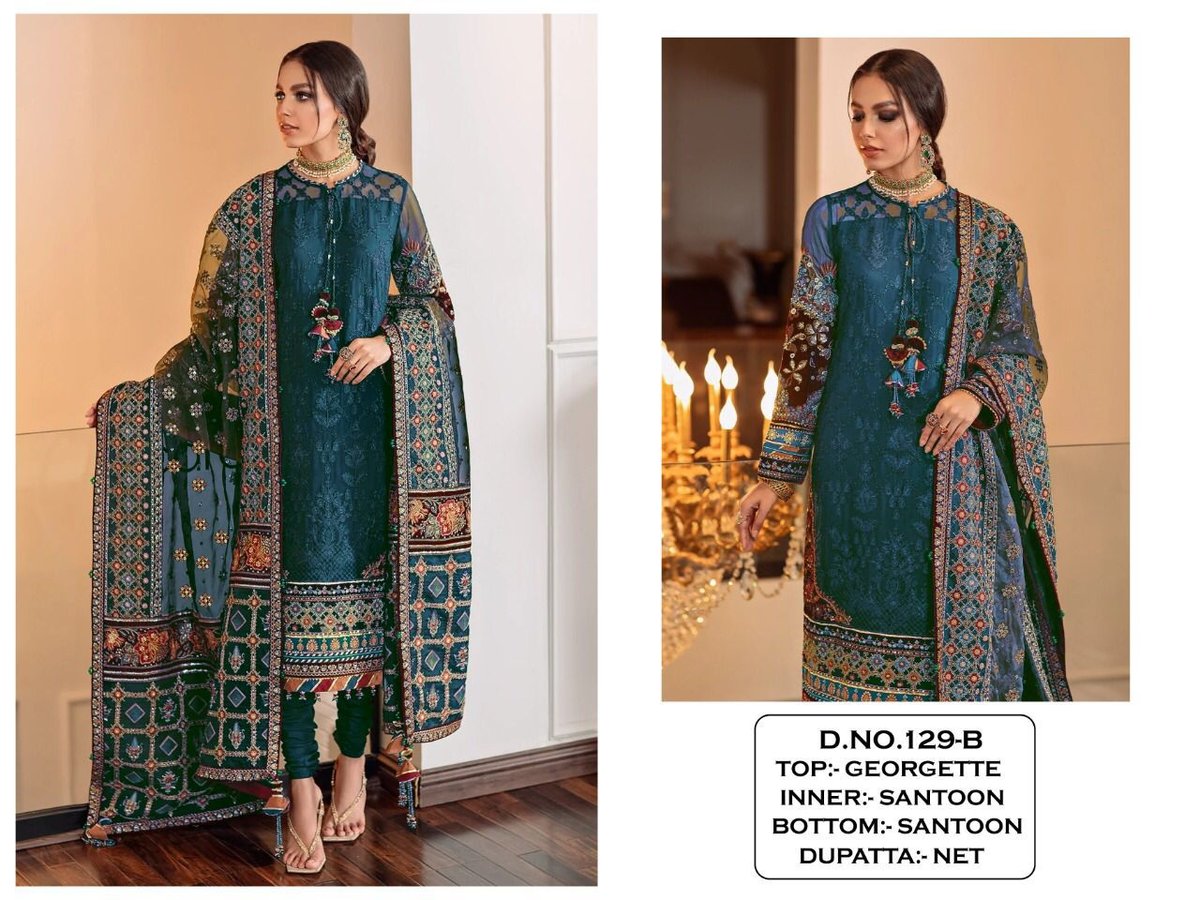 PAKISTANI DESIGNER SUIT KF-129-A TO KF-129-E 2
