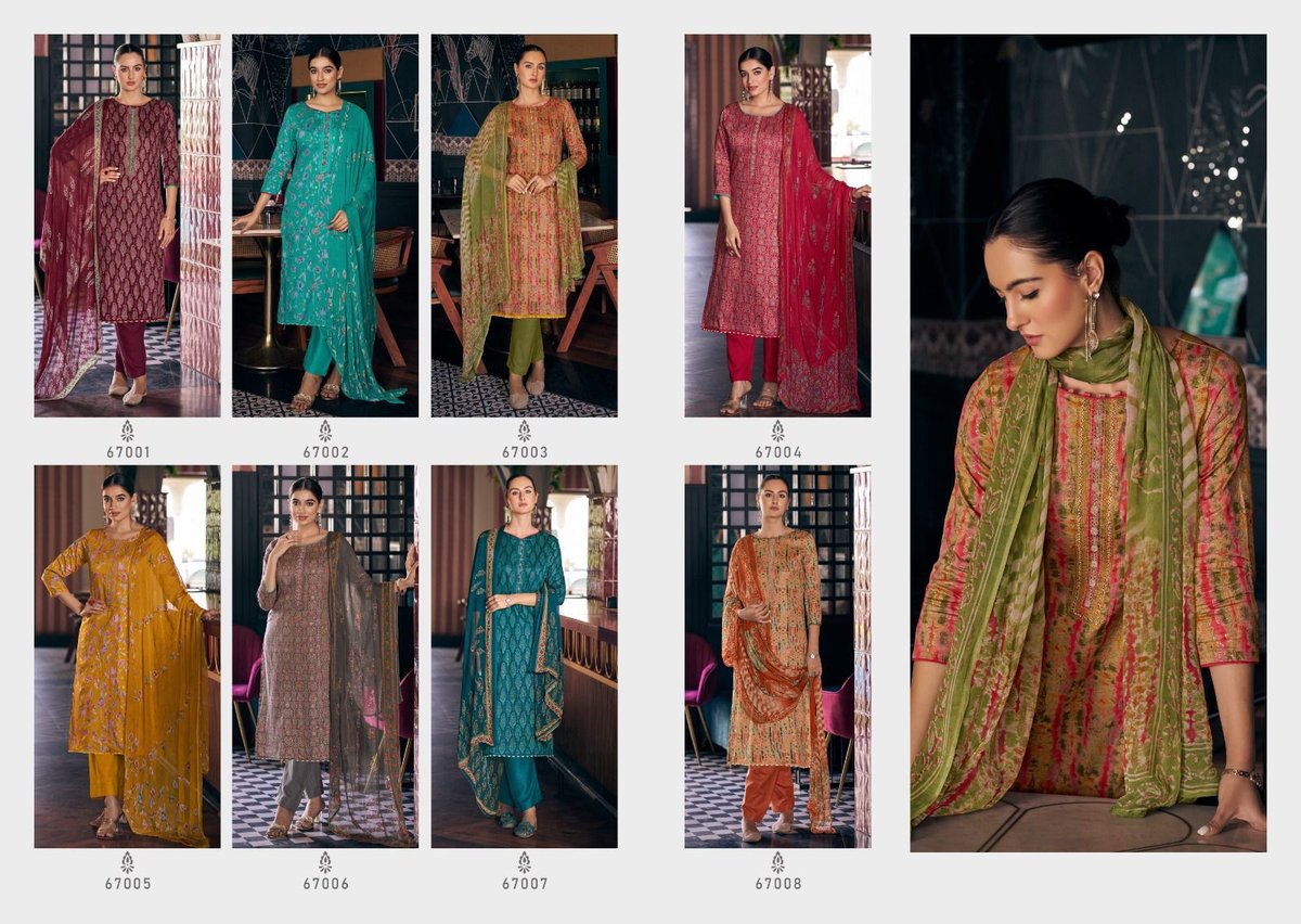 NISHANT FASHION SARHAN 67001 TO 67008 9