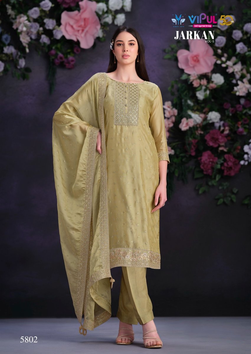 VIPUL FASHION JARKAN VOL-5 5801 TO 5805 2