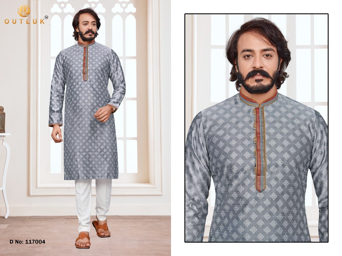 Kurta Pajama Outluk Vol-117 117001-117007 Series 4