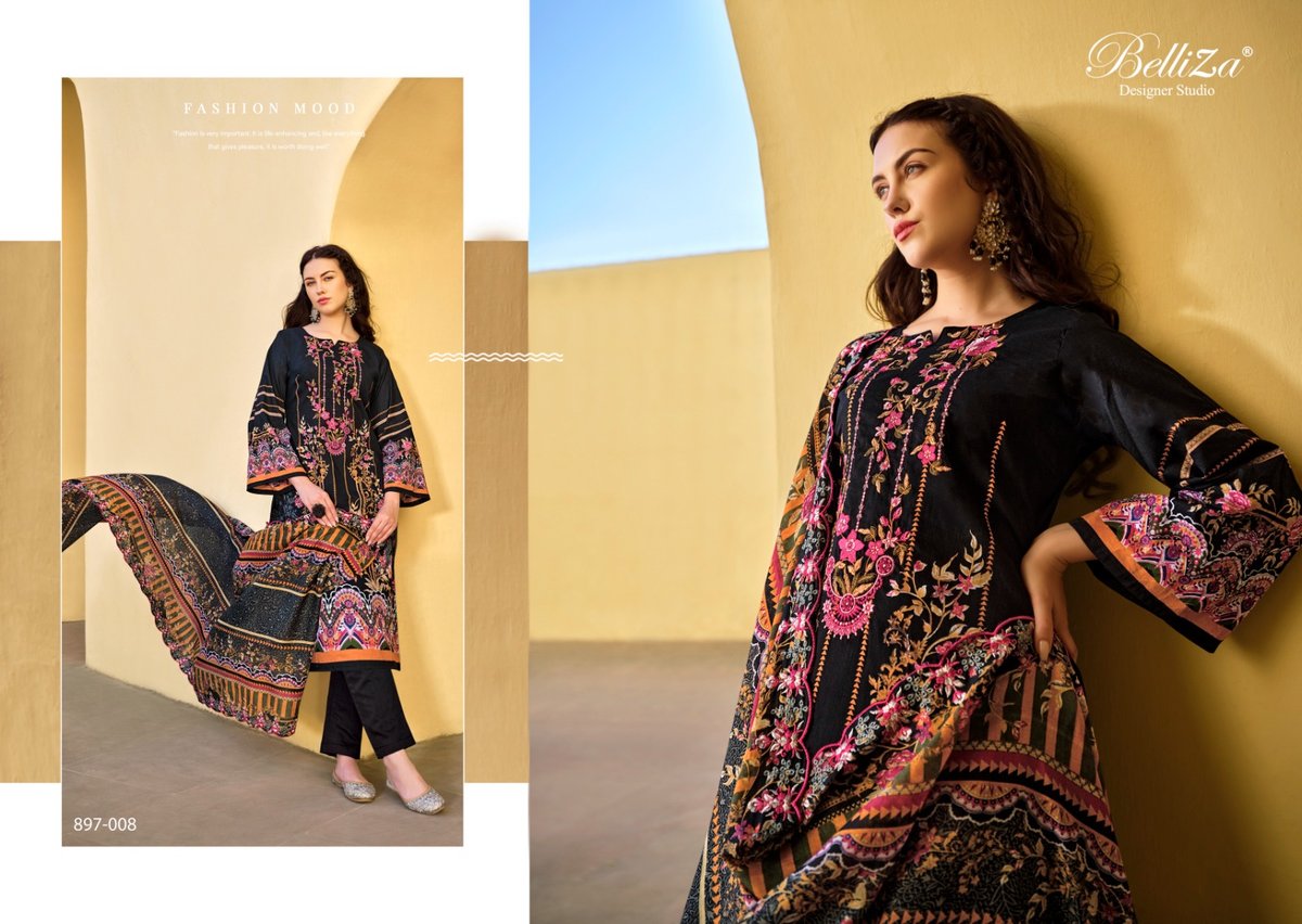 BELLIZA DESIGNER GUZARISH VOL-5 897-001 TO 897-008 8
